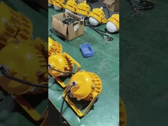 Gefahrortbeleuchtung Explosionsgeschützte LED-Flutlichtlampe Minengelb Grau