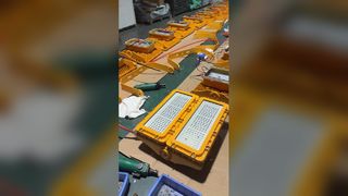 Einführung der explosionsgeschützten IP65-Industrie-LED-Beleuchtung für den Außenbereich mit Gehäuse aus Aluminiumlegierung