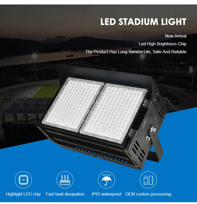 IP65 wasserdichte LED-Stadionbeleuchtung mit 50.000 Stunden Lebensdauer und SMD3030 LED für Sportflutlichter