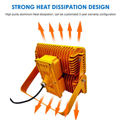 ATEX Explosionssichere LED-Floodlampe mit IP65-Schutz SMD2835/3030 LED-Chips und AC100-265V Spannung