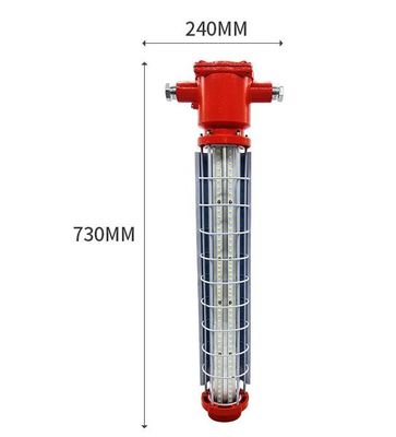 24-36W Explosionssicheres Linearlicht mit WF2-Korrosionsbeständigkeit und 2700-6500K Einstellbarer Farbtemperatur für den Bergbau