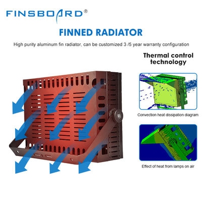 IP65 Wasserdicht 600W-1200W Aluminium-LED-Stadionlicht für Basketballplätze und Sportplätze