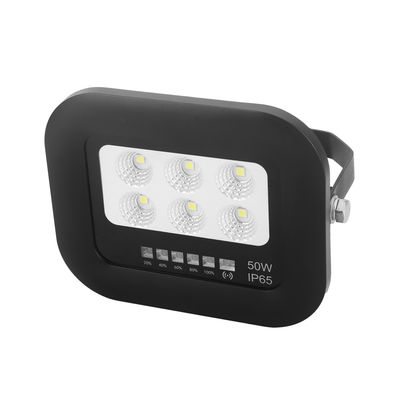 50 Watt LED Solarlicht IP65, komplett schwarz, monokristallines Silizium-Solarpanel