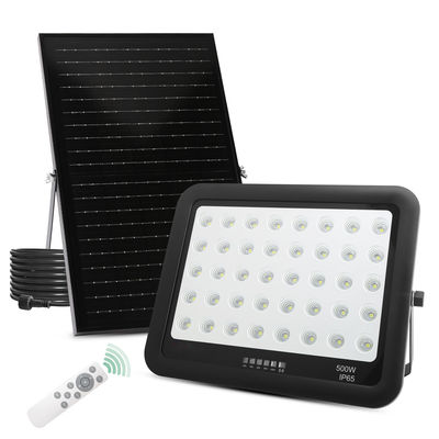 Schwarze ABS Solarleuchte Fernbedienung 50W 100W 200W 300W 400W 500W LED Solarfluter