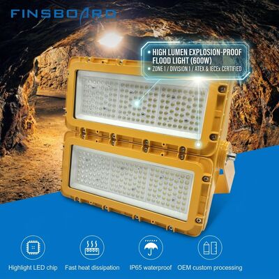 300 Watt Explosionssicherheit LED-Flutlicht 36000lm IP67 Kupferfrei Aluminium Salzsprühbeständig