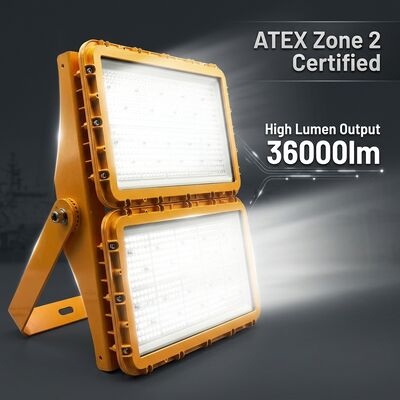 Explosionsgeschütztes 300-W-LED-Flutlicht, IECEx-Arktisklasse -60 °C, extreme Kälte, 36.000 lm, IP66-Aluminiumbeleuchtung