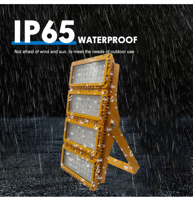 300W LED Explosion Proof Flood Light High Temperature T5 80°C Steel Mill Foundry Desert IP66 Die-Cast Aluminum ADC12