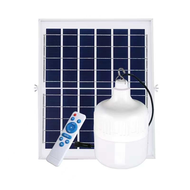 100W LED Solarlicht-Glühbirne IP65 wasserdicht mit einstellbaren 2700K-6500K für Außen-Gartenbeleuchtung