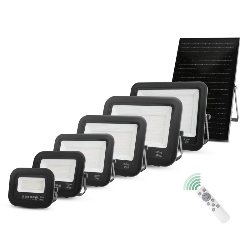 High Lumen Outdoor Solar Yard Light IP65 Steuerung Aluminium Solar Led Flutlicht