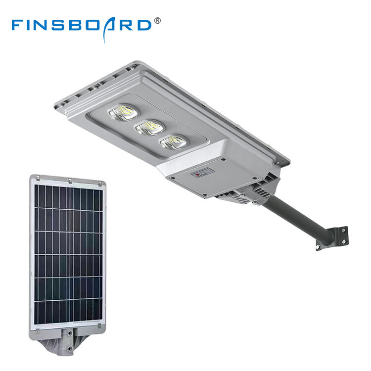 Wasserdichte IP65 Außenstraßenbeleuchtung 100w 200w All in One Solar LED Straßenlaternen
