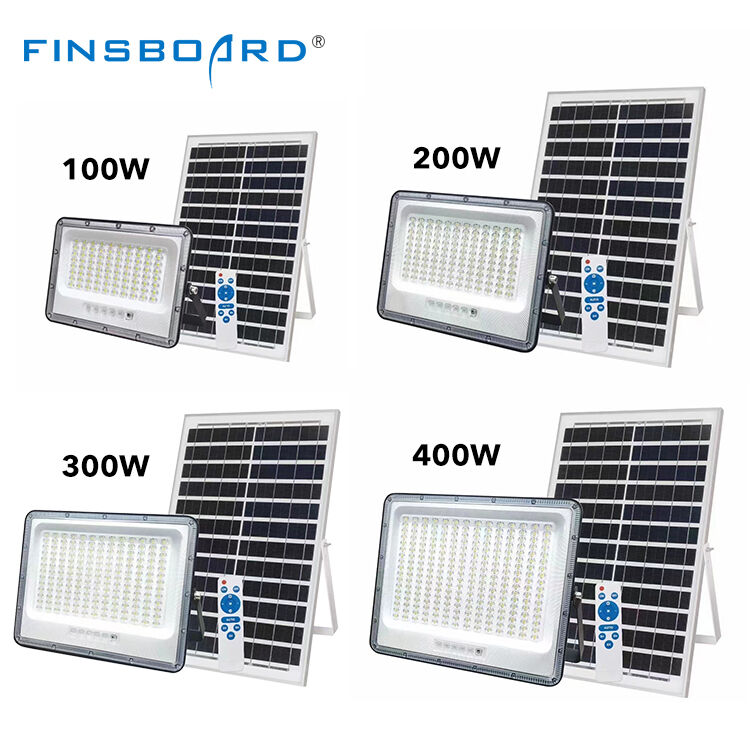 Neues Design Fernbedienung Außenwasserdichte Ip65 Led-Flutlampe 100w 200w 300w 400w Solarflutlicht