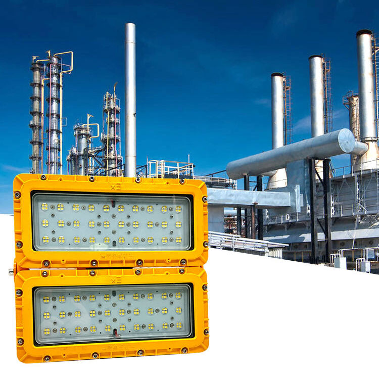 300W LED-Explosionssicherung 60° Wandmontage Prozessrohrregal Gelb ATEX IIB T6 IP65 RFEPL8280 Beleuchtung