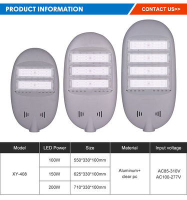 130-140LM/W IP65 wasserdichte LED-Straßenleuchte