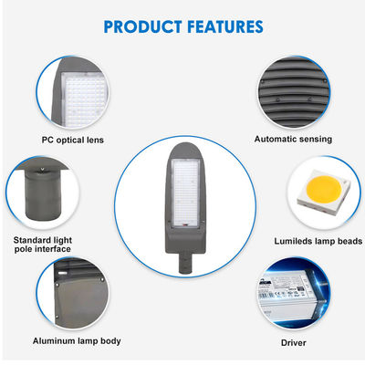 SMD 3030 IP66 3000K bis 6500K High Lumens Led Straßenleuchte für Parkplätze, Autobahnen