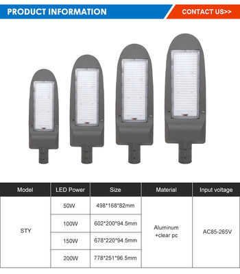 SMD 3030 IP66 3000K bis 6500K High Lumens Led Straßenleuchte für Parkplätze, Autobahnen
