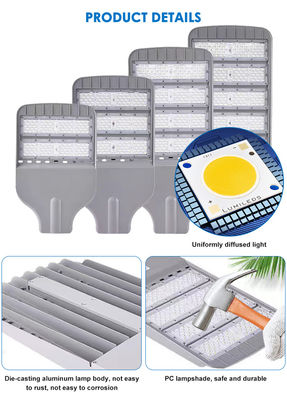 3000K/4000K/6000K OEM ODM IP65 Wasserdichte LED-Straßenlaternen