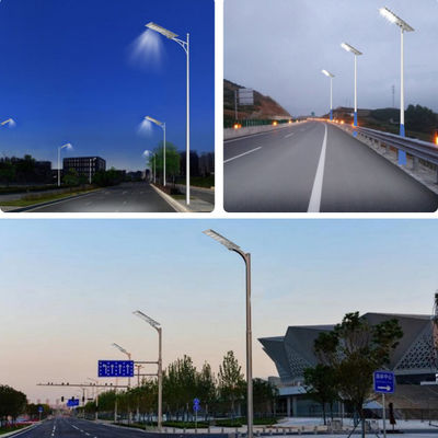 Energieeinsparende Wasserdichte Außen IP65 All in One Smart Energy LED Beleuchtung Integrierte Solarstraßenbeleuchtung 60W 80W 100W
