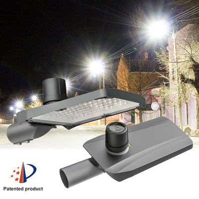 Einfache Installation Einzigartiger abnehmbarer Treiber Ip66 Druckguss Aluminium 60w 100w 150w 200w Lichtkontrolle Integrierte Led-Straßenbeleuchtung