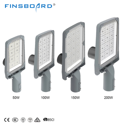 Ip67 Druckguss Aluminium 50w 100w 150w 200w Lichtkontrolle Integrierte Led-Straßenbeleuchtung